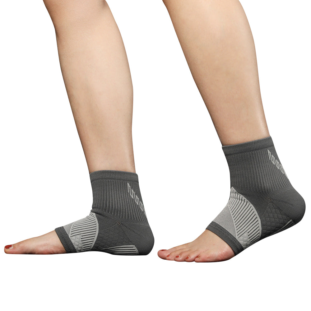 1 Pair Ankle Brace Compression Sleeve Nylon Plantar Fasciitis Pain Relief Foot Socks 1 Pair Ankle Brace Compression Sleeve Nylon Plantar Fasciitis Pain Relief Foot Socks